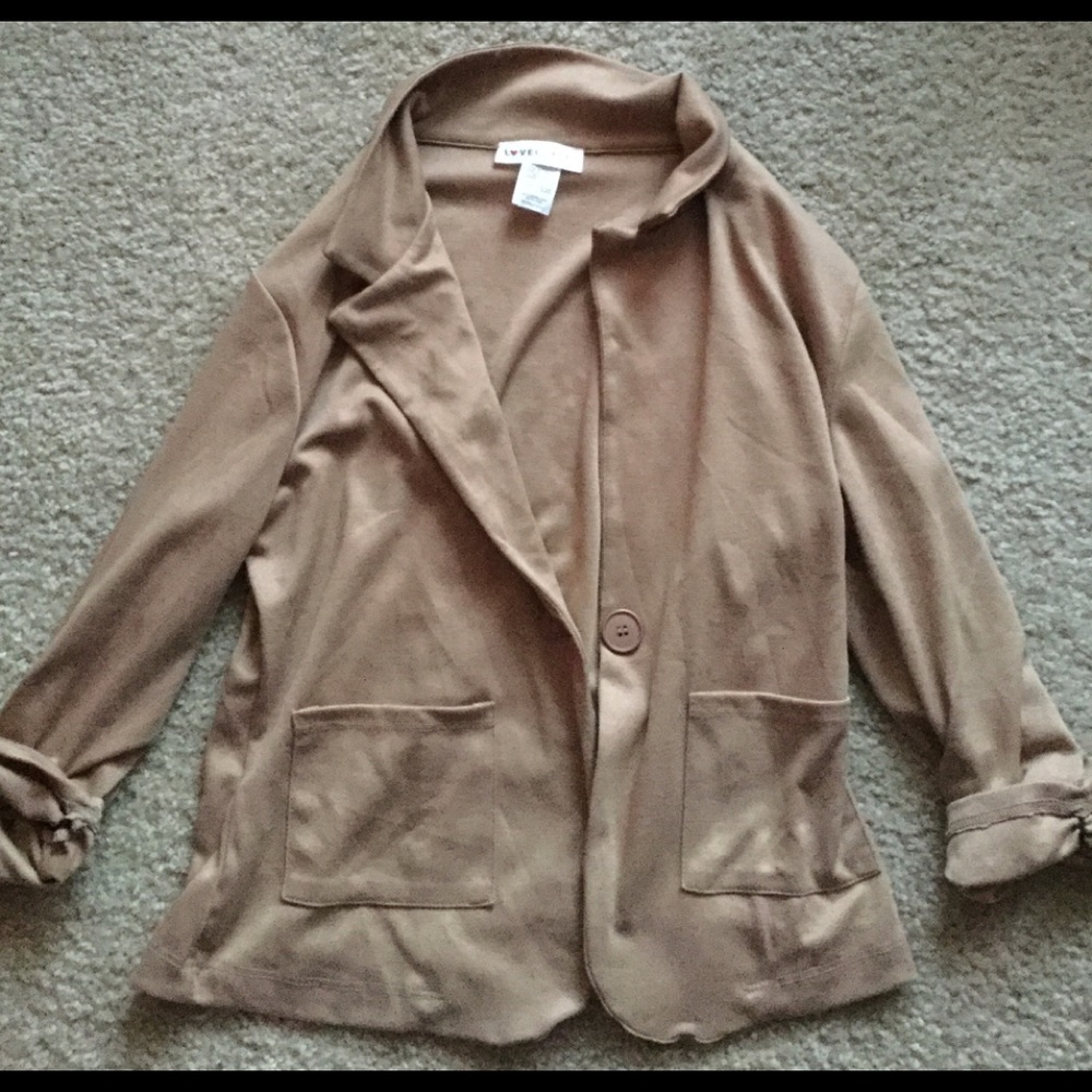 Love Crazy Tan Blazer